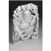 Image 1 : CHINESE JADE/HARDSTONE OPENWORK PLAQUE OF BUDAI