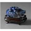 Image 2 : CHINESE CARVED LAPIS LAZULI FIGURE OF AN OX