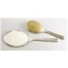 Image 2 : AMERICAN STERLING SILVER HAND MIRROR AND BRUSH