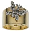 Image 1 : Diamond, Gold Butterfly Ring