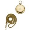 Image 2 : Swiss Gold Openface Pocket Watch with Chain