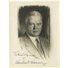 Image 1 : Herbert Hoover Signed Sketch
