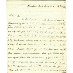 Cadwallader D. Colden Autograph Letter Signed in