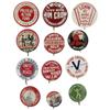 Image 1 : Lot of Twelve 1930s Left Wing Cause Buttons
