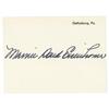 Image 1 : First Lady Mamie Doud Eisenhower Signature