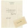 Image 1 : Marshall Field, Jr. Typed Letter Signed