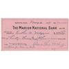 Image 1 : Florence Harding Check Signed