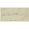 Image 1 : Herbert Hoover Clipped Signature