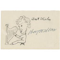 Harpo Marx Signature