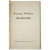 Image 3 : Tennessee Williams: Signed First Ed. - Memoirs