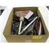 Image 1 : BOX WITH ASST. MICROPHONES, MONSTER HIGH RESOLUTION MOVING COIL CARTRIDGE, ETC.