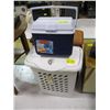 Image 1 : PLASTIC HAMPER & SMALL COOLER