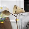 Image 1 : COPPER COLORED DUAL FLEX HEAD 1960s FLOOR LAMP