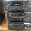 Image 2 : YAMAHA RECEIVER AMP RX700U, A CASSETTE DECK KX-W302U, A DISC CD PLAYER CDX-510U & A PAIR OF SPEAKERS