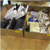 Image 1 : 2 BOXES OF MISC. ELECTRIC RAZORS, MASSAGER, CLIPPERS, ETC.