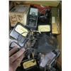 Image 2 : BOX OF ASST. METERS, TESTERS, ETC.