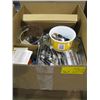 Image 1 : BOX OF MISC. VOLTAGE SUPPRESSORS, LINE MATCHING TRANSFORMERS, ETC.