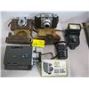 Image 2 : BOX OF CAMERAS & CAMERA BAGS