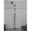 Image 1 : MICROPHONE STAND, BLACK, WITH MIC HOLDER & WINDSCREEN