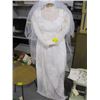 Image 1 : WEDDING DRESS WITH MANNEQUIN, CAKE TOPPER, INVITATIONS, ETC.