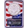 Image 2 : 2019-W $1 Proof American Silver Eagle Coin NGC PF70 Ultra Cameo Independence Day Flag
