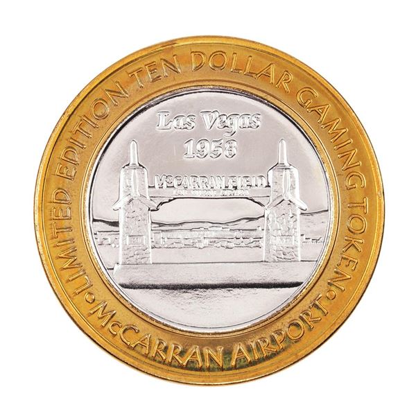 .999 Silver McCarran International Airport Las Vegas, NV $10 Limited Gaming Token