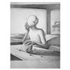 Image 1 : Kostabi "The Weight of the World" Original Pencil on Paper