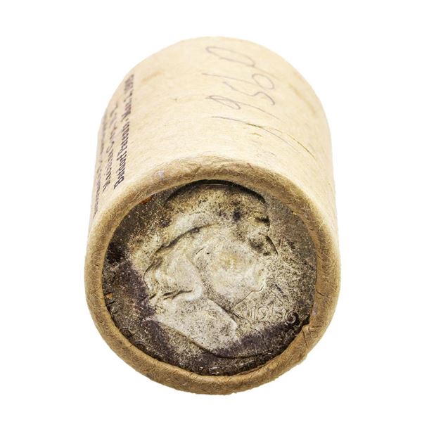 Roll of (20) Brilliant Uncirculated 1956 Franklin Half Dollar Coins