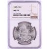 Image 1 : 1885 $1 Morgan Silver Dollar Coin NGC MS65