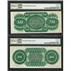 Image 2 : Low Serial Set 1872 $20 & $50 South Carolina Obsolete Notes PMG Superb Gem Unc. 67EPQ
