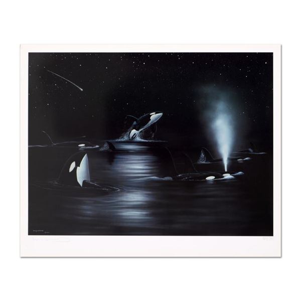 Wyland "Orca Starry Night" Limited Edition Lithograph on Paper