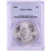 Image 1 : 1885 $1 Morgan Silver Dollar Coin PCGS MS65