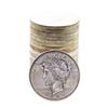 Image 1 : Roll of (20) Brilliant Uncirculated 1923 $1 Peace Silver Dollar Coins