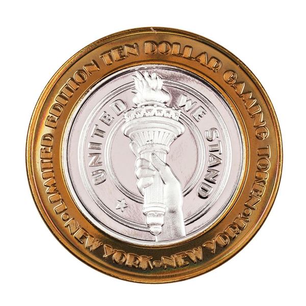 .999 Silver New York New York Hotel & Casino $10 Limited Edition Gaming Token