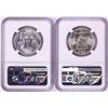 Image 2 : Lot of (2) 1955 Franklin Half Dollar Coins NGC MS63FBL