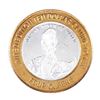Image 1 : .999 Fine Silver Four Queens Casino Las Vegas $10 Limited Edition Gaming Token