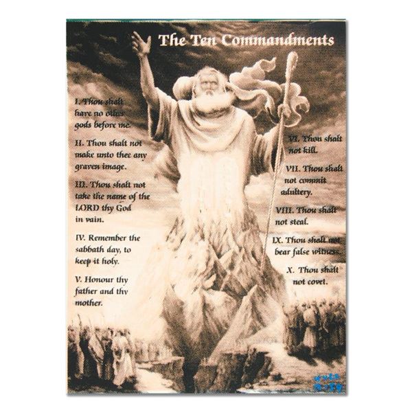 Ringo Daniel Funes "Ten Commandments" Original Mixed Media on Canvas