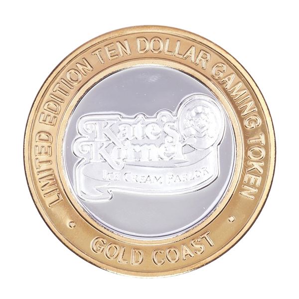 .999 Fine Silver Gold Coast Las Vegas $10 Casino Limited Edition Gaming Token