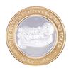 Image 1 : .999 Fine Silver Gold Coast Las Vegas $10 Casino Limited Edition Gaming Token