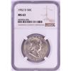 Image 1 : 1952-D Franklin Half Dollar Coin NGC MS63