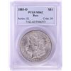 Image 1 : 1885-O $1 Morgan Silver Dollar Coin PCGS MS62 Bass Collection
