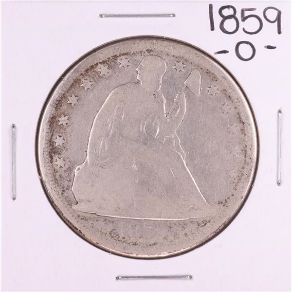 1859-O $1 Seated Liberty Silver Dollar Coin