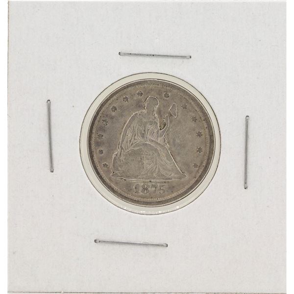 1875-S Seated Liberty Quarter Silver Coin