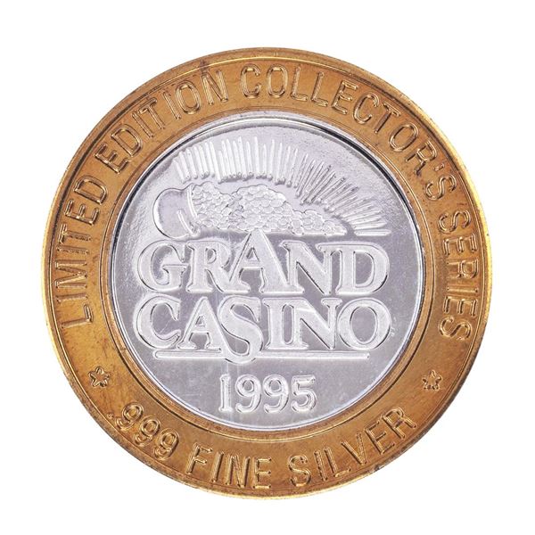 .999 Fine Silver Grand Casino $10 Limited Edition Gaming Token