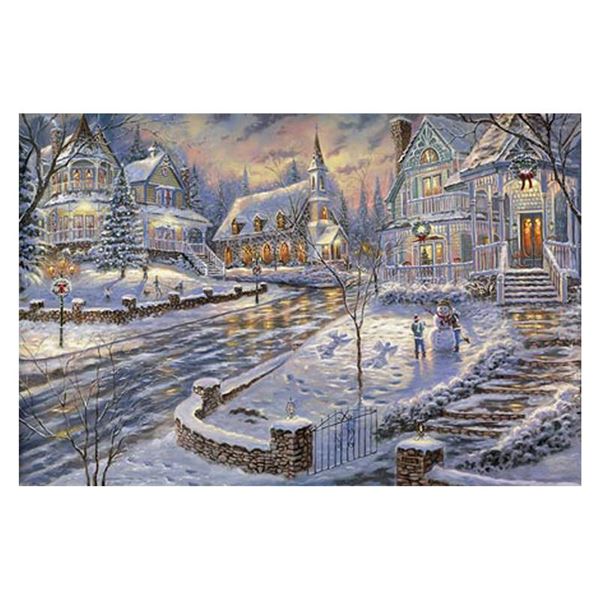 Robert Finale "Christmas Snow" Limited Edition Giclee on Canvas
