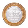 Image 2 : .999 Fine Silver Treasure Island Las Vegas, Nevada $10 Limited Edition Gaming Token