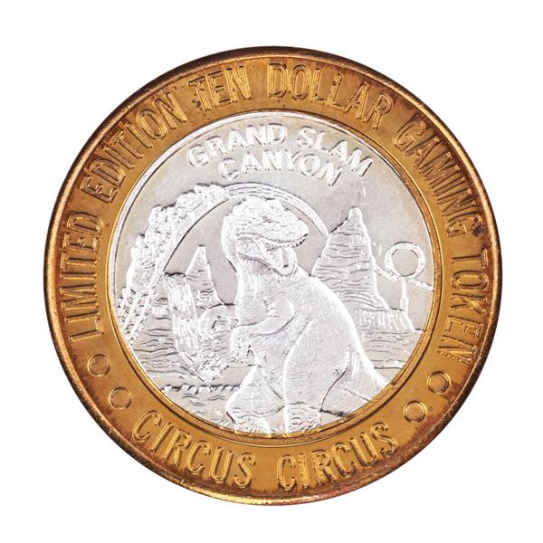 .999 Silver Circus Circus Hotel & Casino $10 Limited Edition Casino Gaming Token