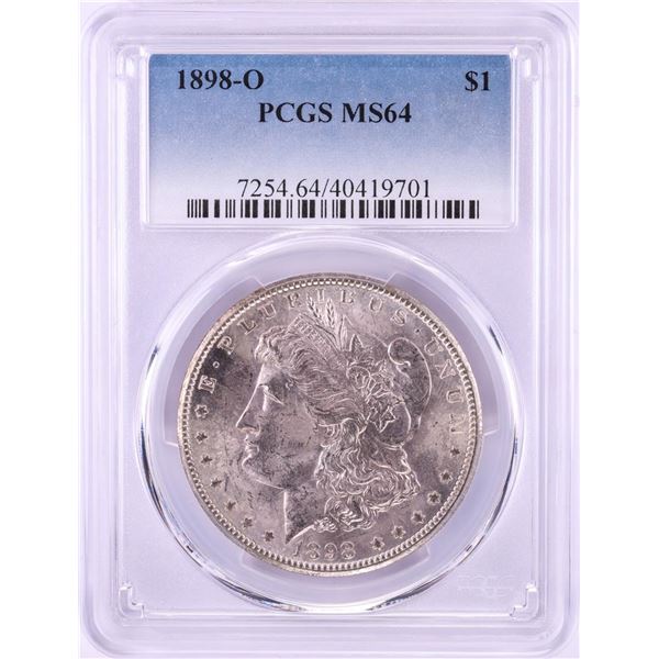 1898-O $1 Morgan Silver Dollar Coin PCGS MS64