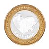 Image 1 : .999 Fine Silver New York New York Las Vegas, Nevada $10 Limited Edition Gaming Token
