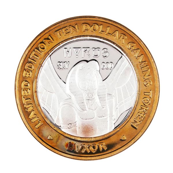 .999 Silver Luxor Las Vegas, Nevada $10 Casino Limited Edition Gaming Token